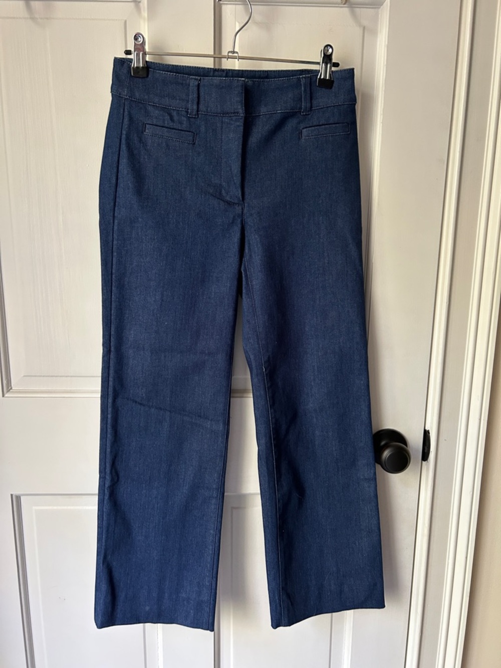 LOFT Indigo Wide Leg Jeans